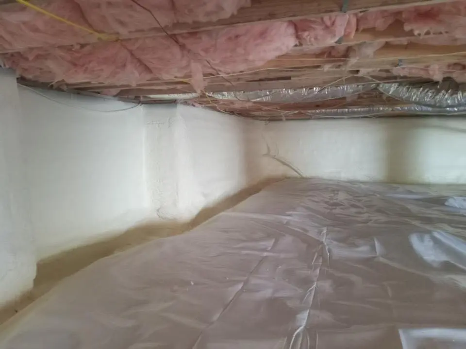 Crawl space encapsulation with closed-cell spray foam for Spray Foam Roofing Repair in Port Townsend
